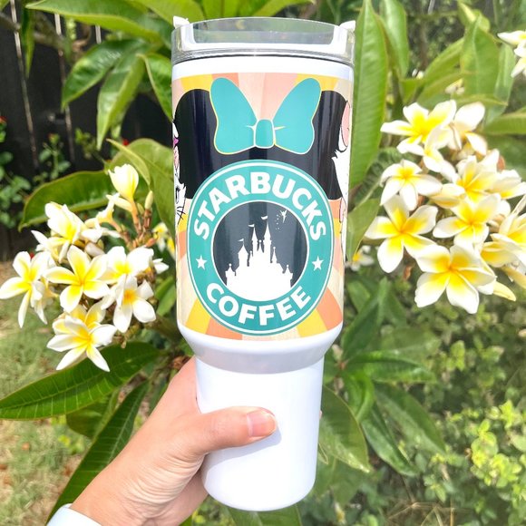 Disney Starbucks The Aristocats Marie 40 oz Tumbler/Water bottle/Mug wit… - Picture 2 of 6